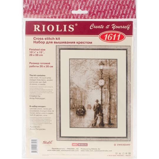 Old photo Expectation Counted Cross Stitch Kit RIOLIS